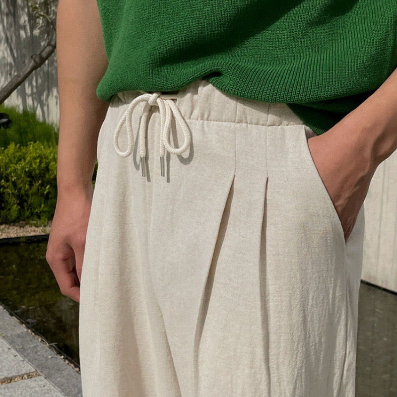 PAJU Pantaloni in lino Old Money