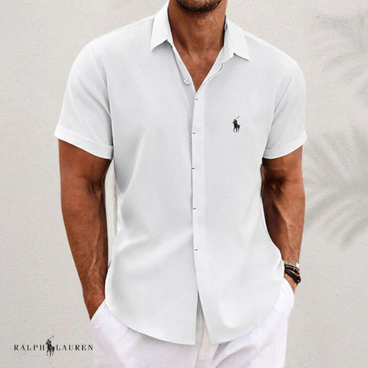 Ꮢalph Ⅼauren™ - camicia classica in lino
