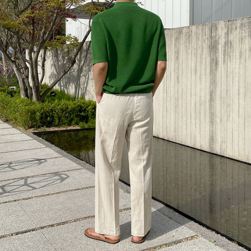 PAJU Pantaloni in lino Old Money