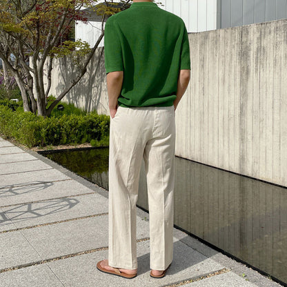 PAJU Pantaloni in lino Old Money