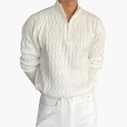GWANGJU Maglione con mezza zip