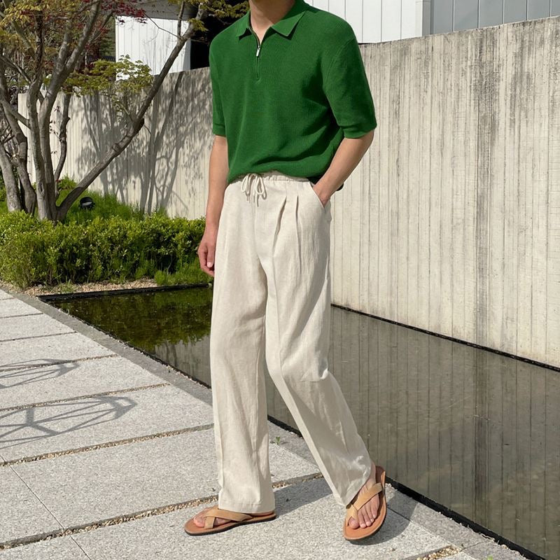 PAJU Pantaloni in lino Old Money